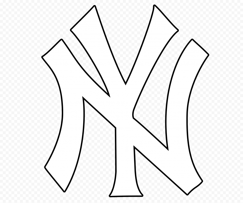 white yankees logo 4 by erin - new york yankees PNG files with no background assortment