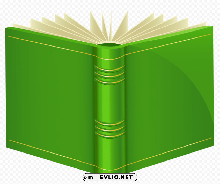 Green Book PNG Image With Isolated Element