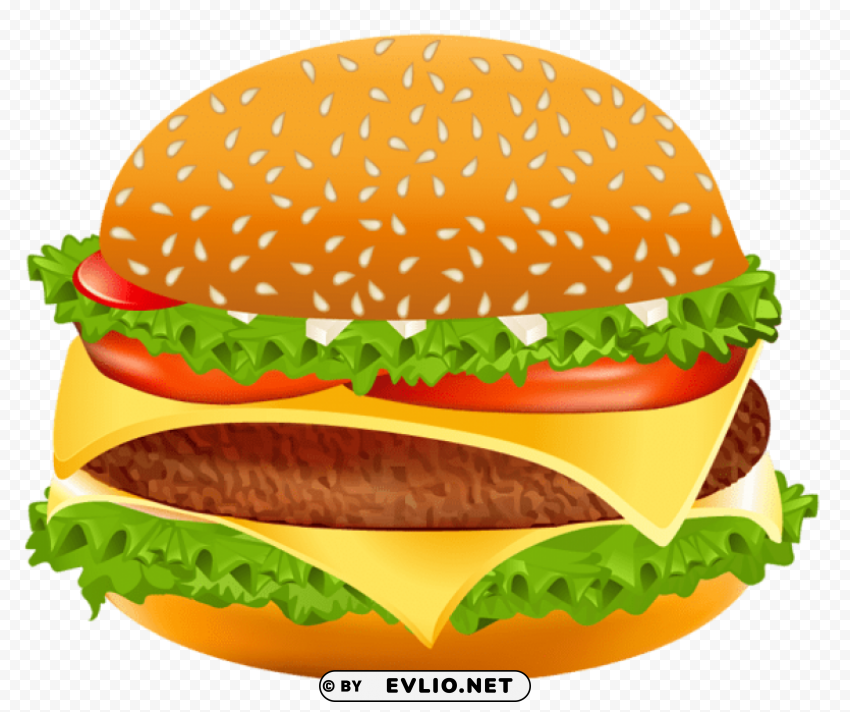 Hamburger Vector Clear Background PNG Elements