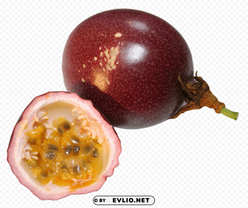 Passion Fruit Isolated Character on HighResolution PNG