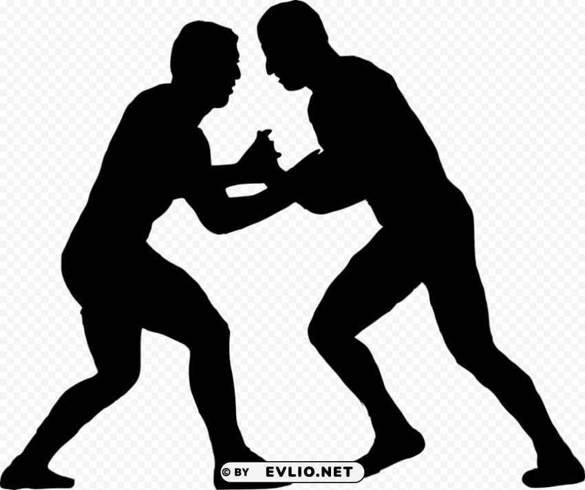 Transparent sport wrestling silhouette PNG photo PNG Image - ID f054f1ed