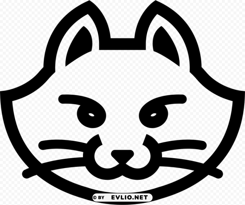 cat face icon PNG transparent photos comprehensive compilation