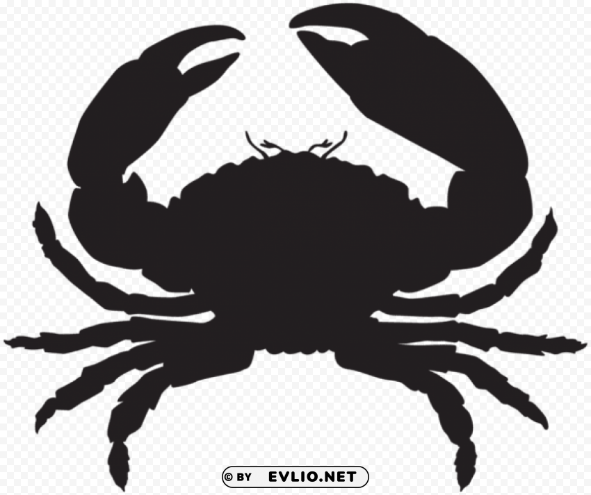 Transparent crab silhouette HighQuality Transparent PNG Isolated Art PNG Image - ID 0918ff33