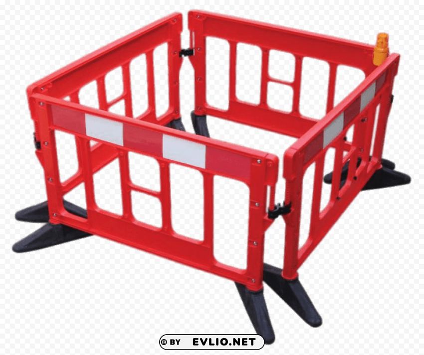 crash barriers square PNG graphics with transparent backdrop