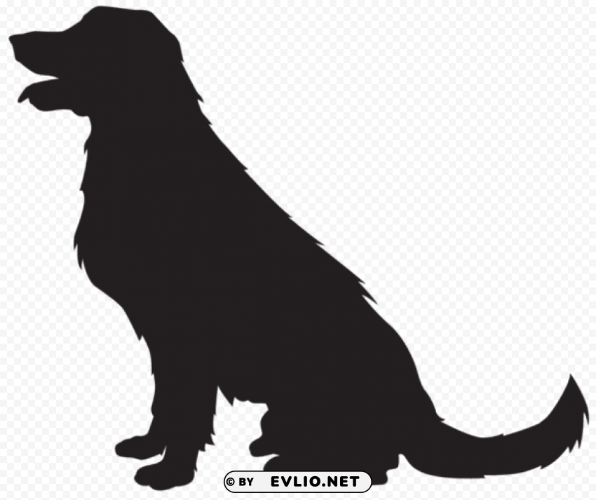 Dog Silhouette Isolated Subject On HighQuality Transparent PNG