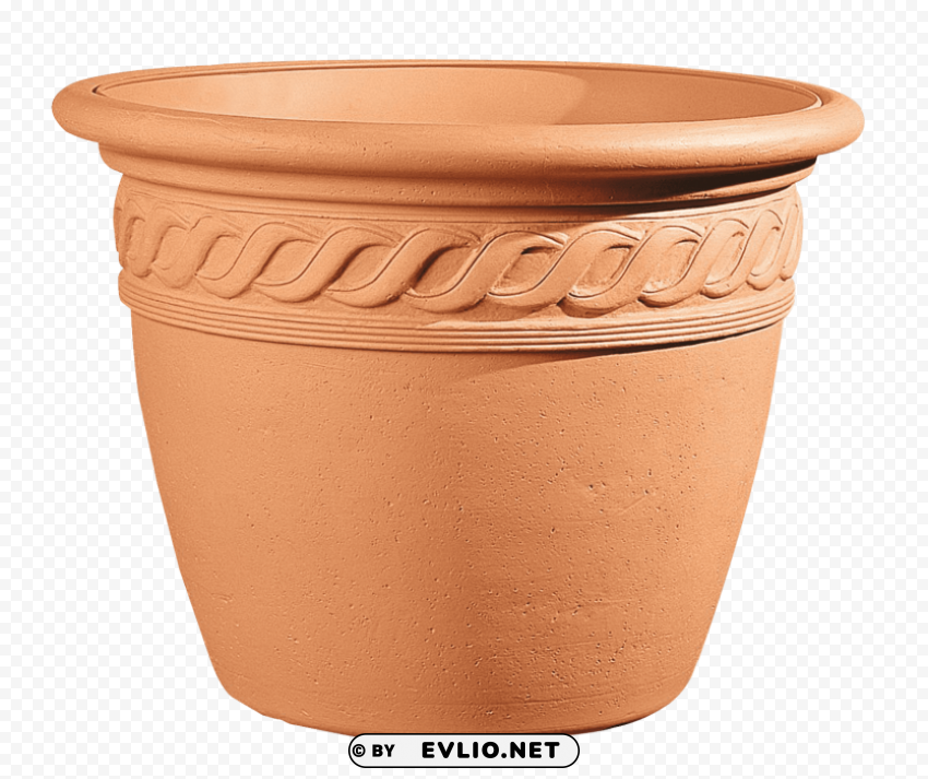 flower pot Clear Background Isolated PNG Object
