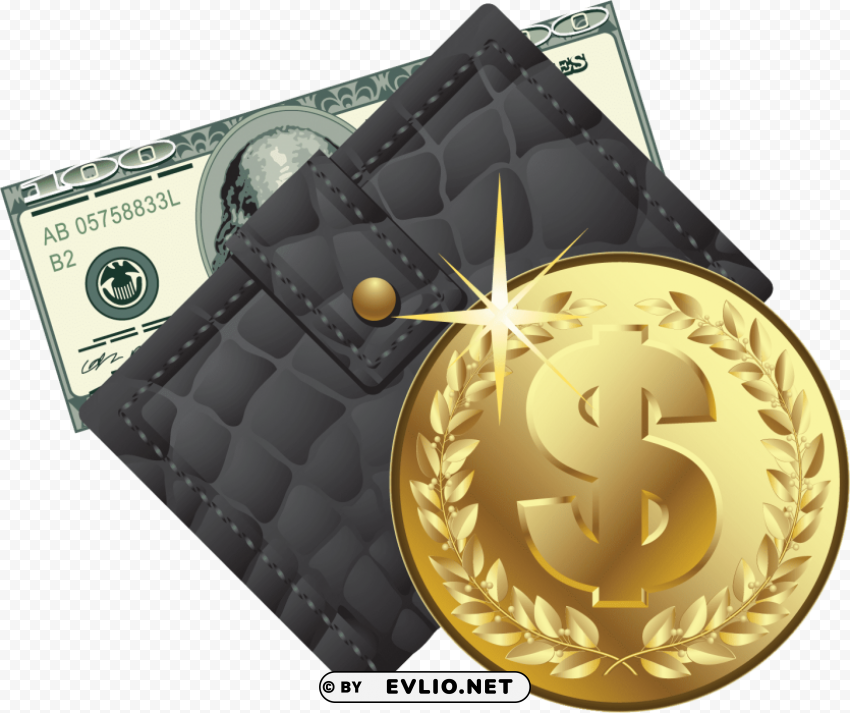 money's purse PNG transparent designs