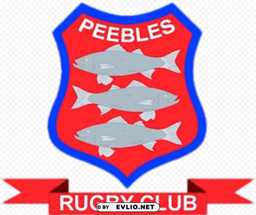 Peebles Rfc Rugby Logo Isolated Element With Clear PNG Background