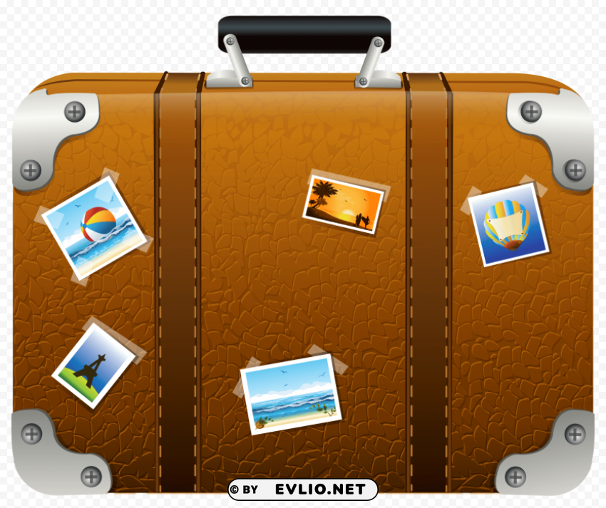 Suitcase Brown PNG Transparent Pictures For Projects