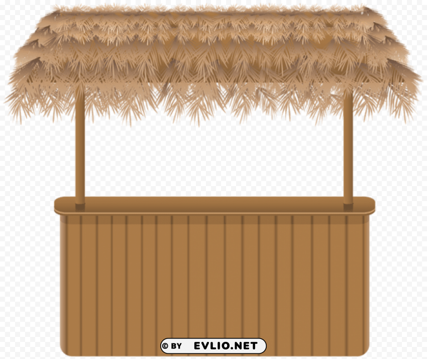 beach tiki bar clipar Clear Background PNG Isolated Item