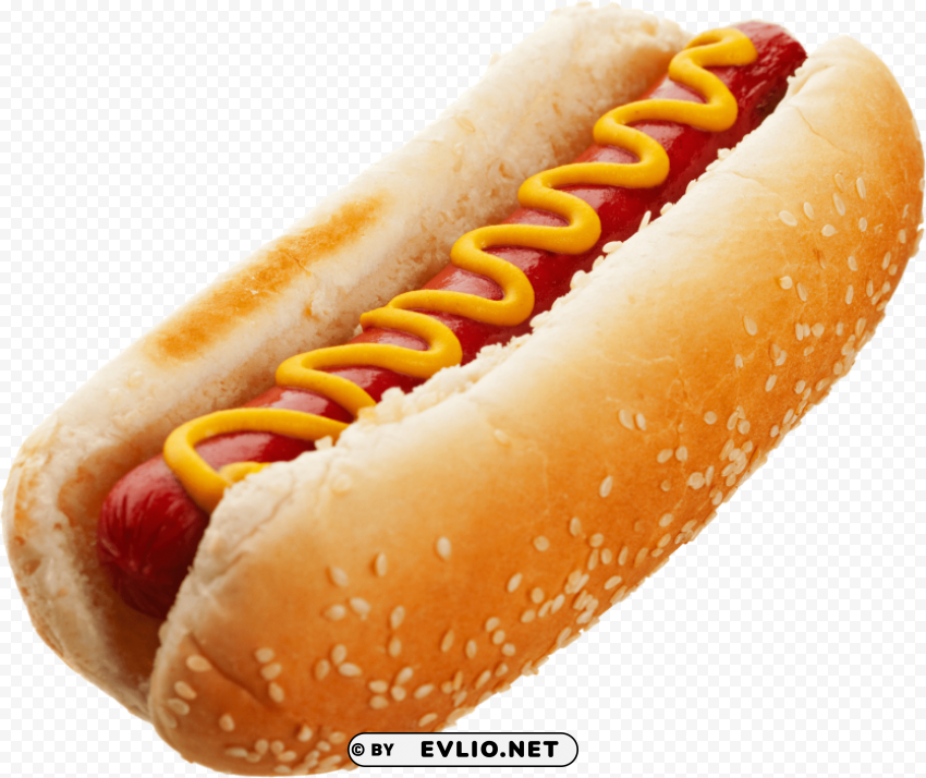 Hot Dog Isolated Character In Clear Transparent PNG