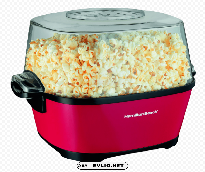 Popcorn Maker Popper PNG graphics with transparent backdrop