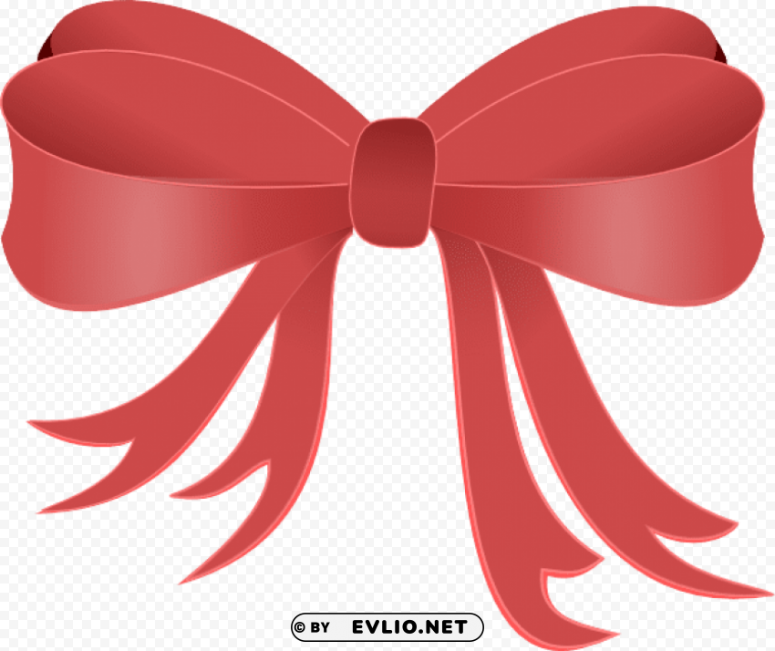 red ribbon PNG Graphic Isolated with Clarity