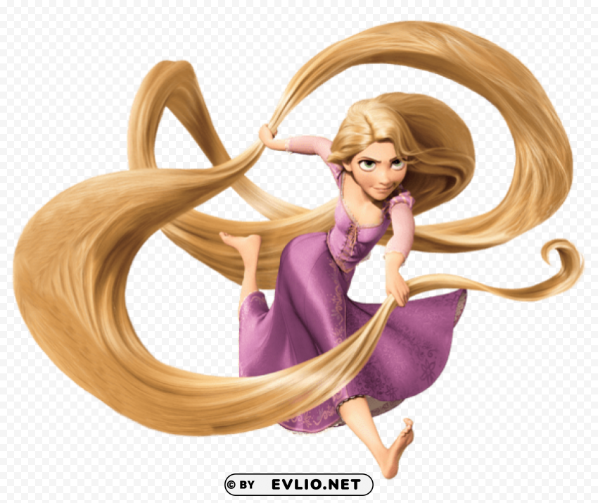 transparent rapunzel PNG Graphic with Isolated Clarity