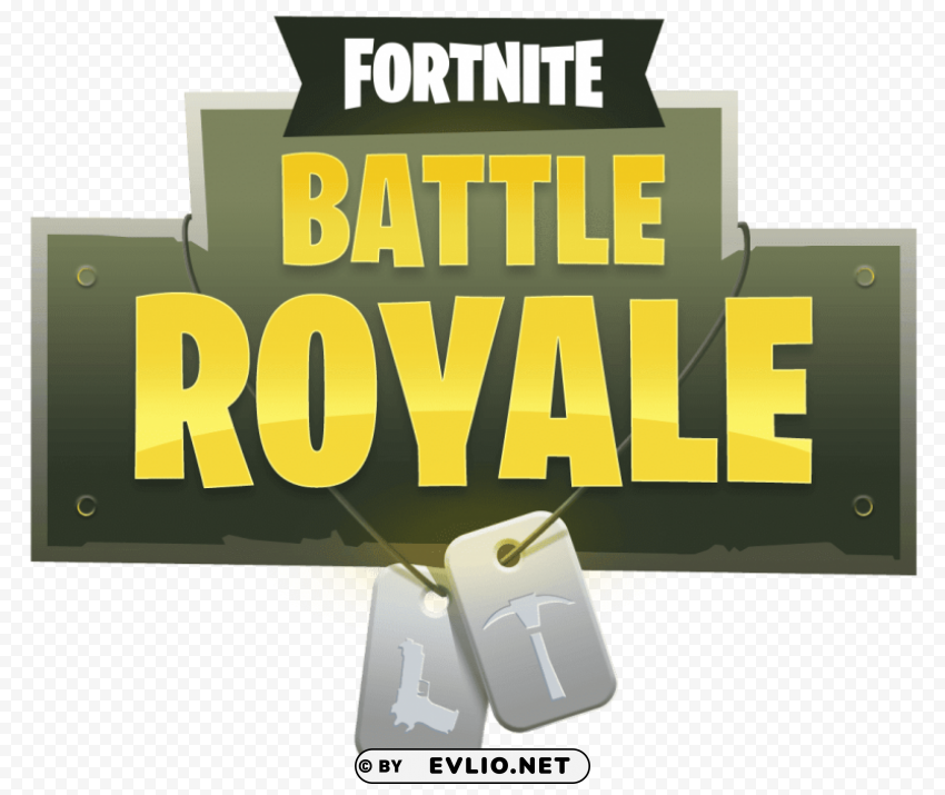 fortnite battle royale logo HighQuality PNG Isolated on Transparent Background