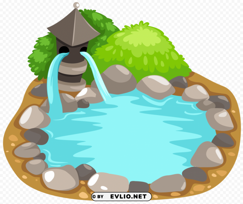 pond Isolated Element in Transparent PNG