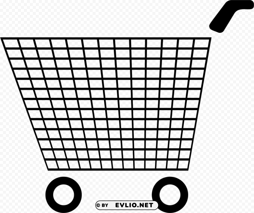 shopping cart ClearCut Background Isolated PNG Art