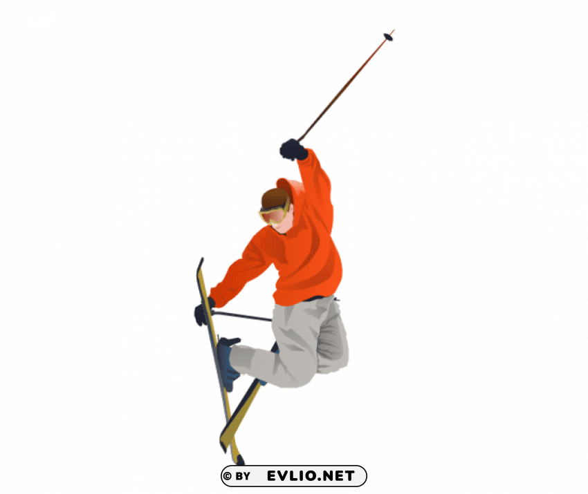 skiing PNG graphics with transparency