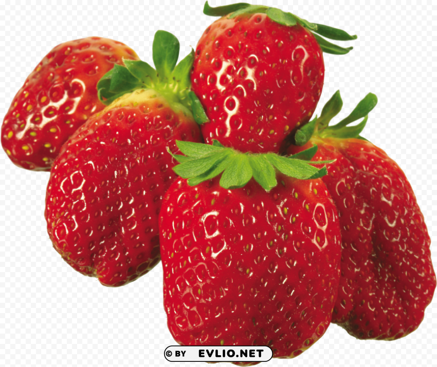 strawberrys PNG transparent graphics bundle