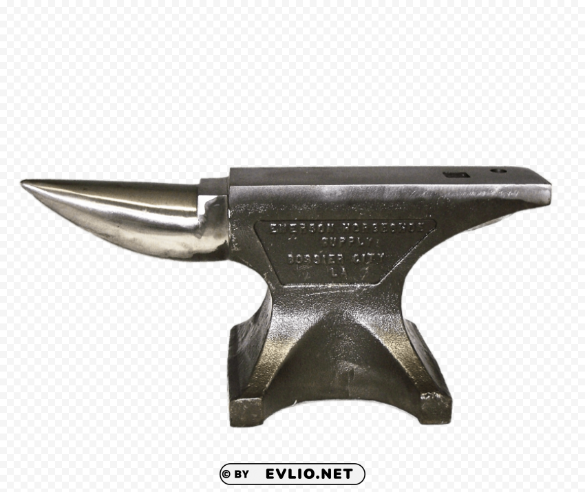 Transparent Background PNG of traditional anvil PNG for educational use - Image ID 325c9019