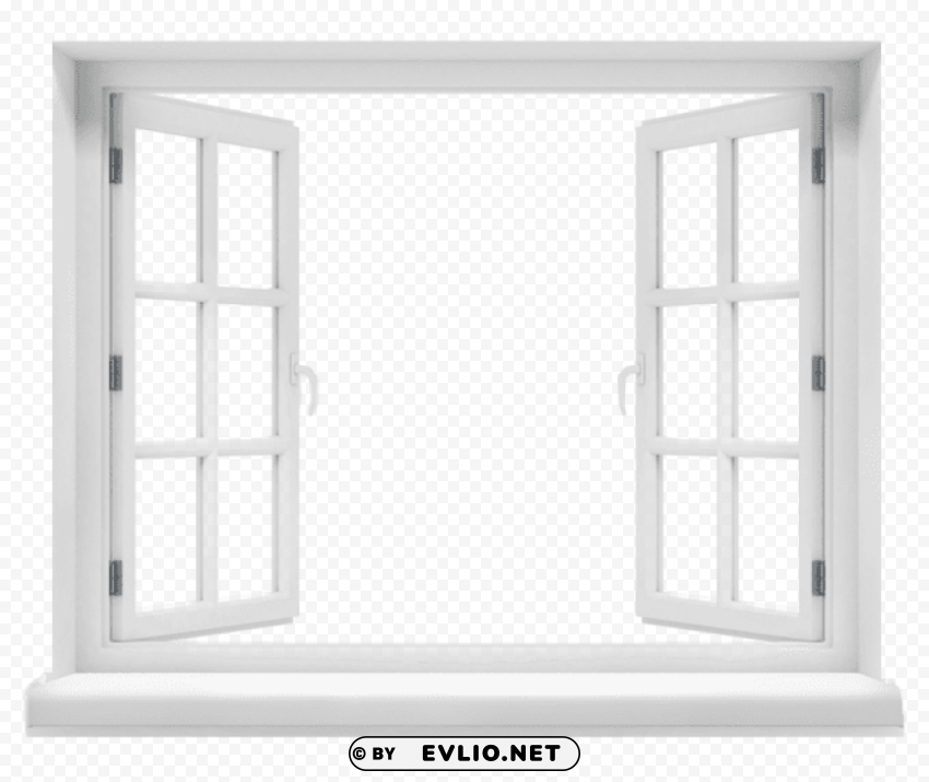 window PNG graphics with transparent backdrop