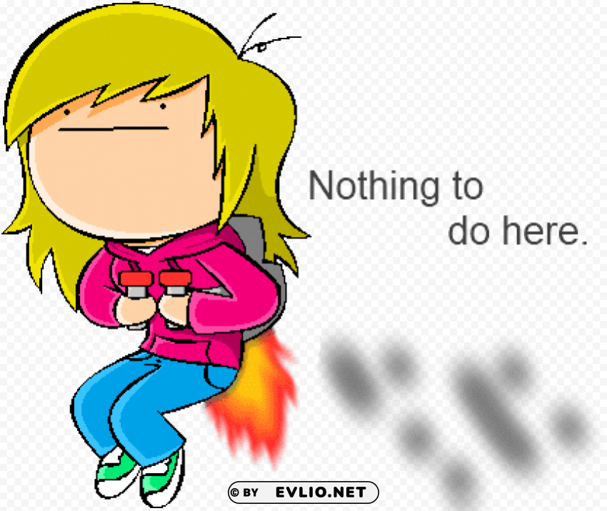 nothing to do here girl PNG pictures with alpha transparency