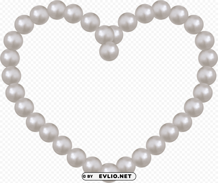pearl string Isolated Design Element in Clear Transparent PNG