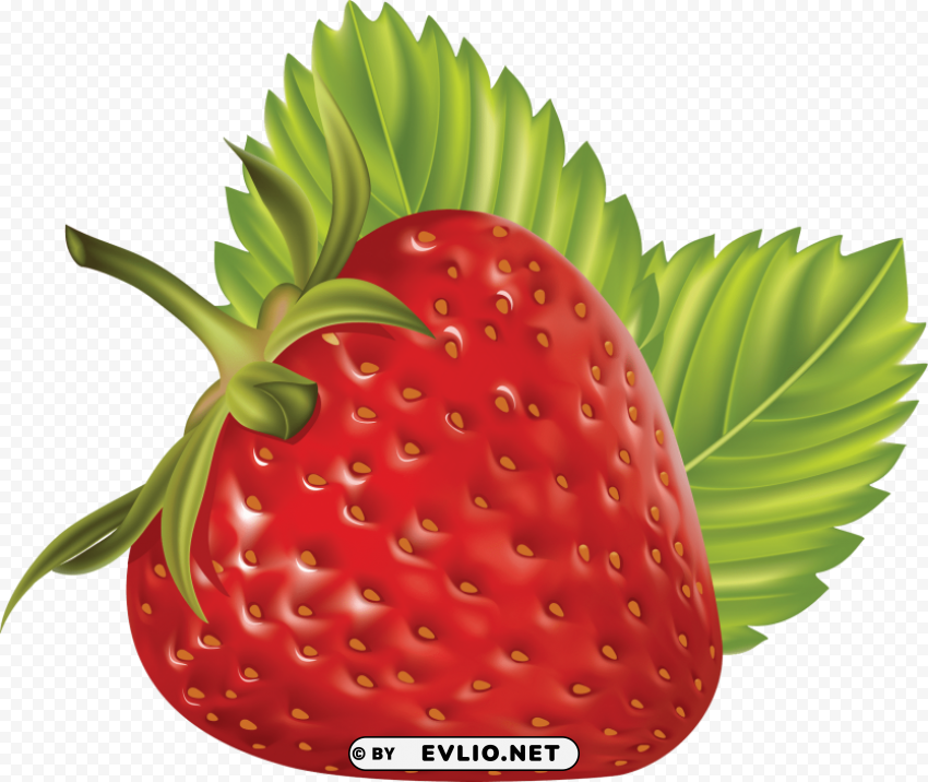 strawberry ClearCut Background PNG Isolated Element clipart png photo - 5322e692