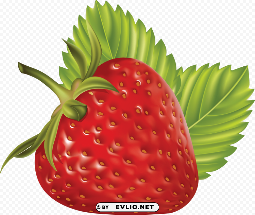 Strawberry ClearCut Background PNG Isolated Element