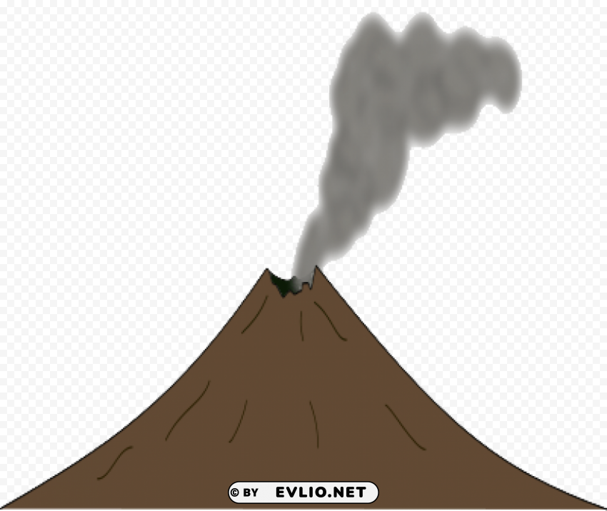 PNG image of volcano download Clear PNG graphics with a clear background - Image ID fee2509c