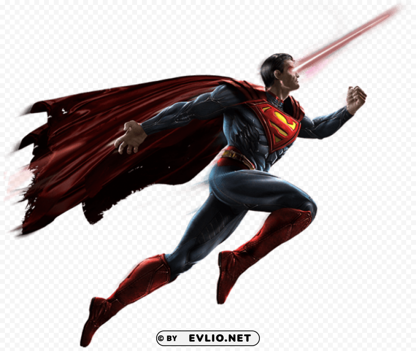 Fighting Superman PNG Transparent Artwork