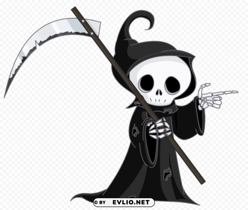 grim reaper Isolated Item on Clear Background PNG