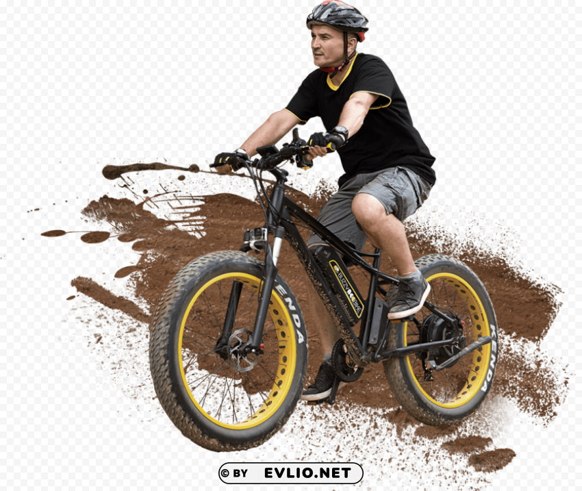 mountain bike ClearCut PNG Isolated Graphic
