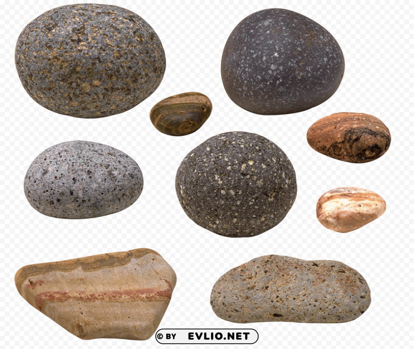 Stones and rocks PNG transparent pictures for projects