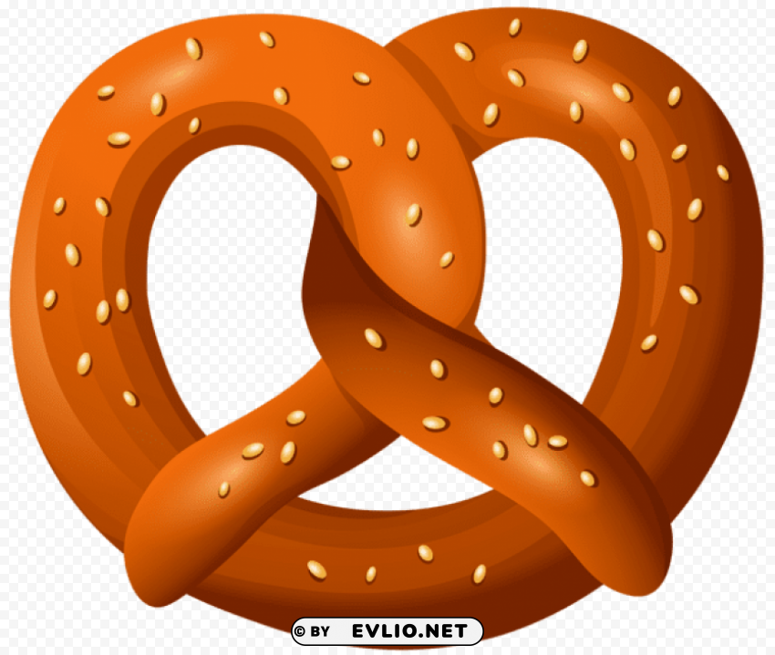 Bretzel Isolated Design Element On Transparent PNG