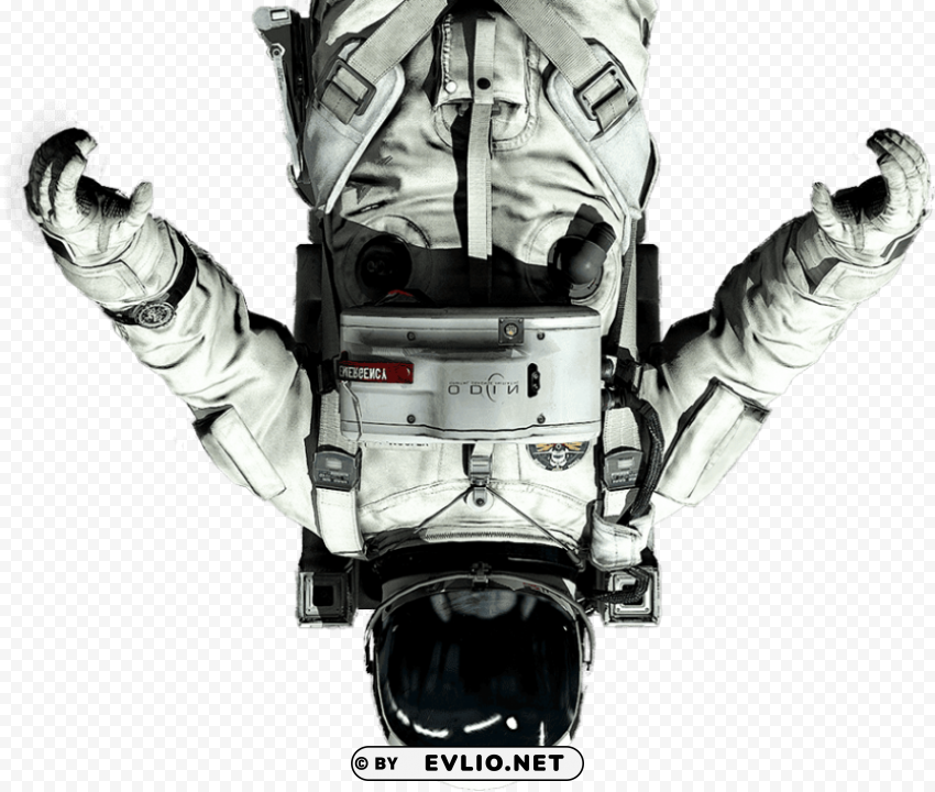 Transparent background PNG image of astronaut Isolated Design Element on Transparent PNG - Image ID e8da4e12