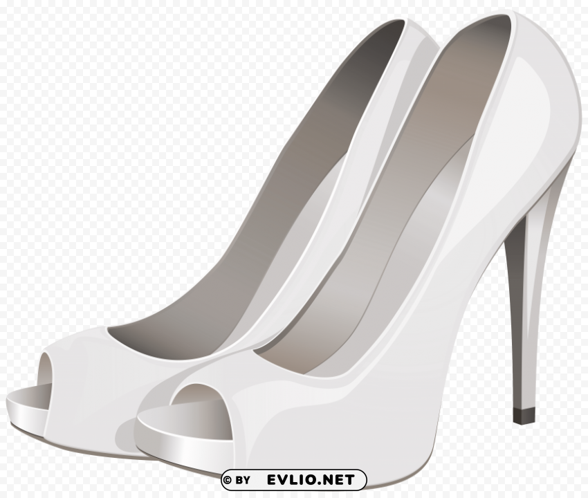 high heels white PNG images with transparent canvas comprehensive compilation