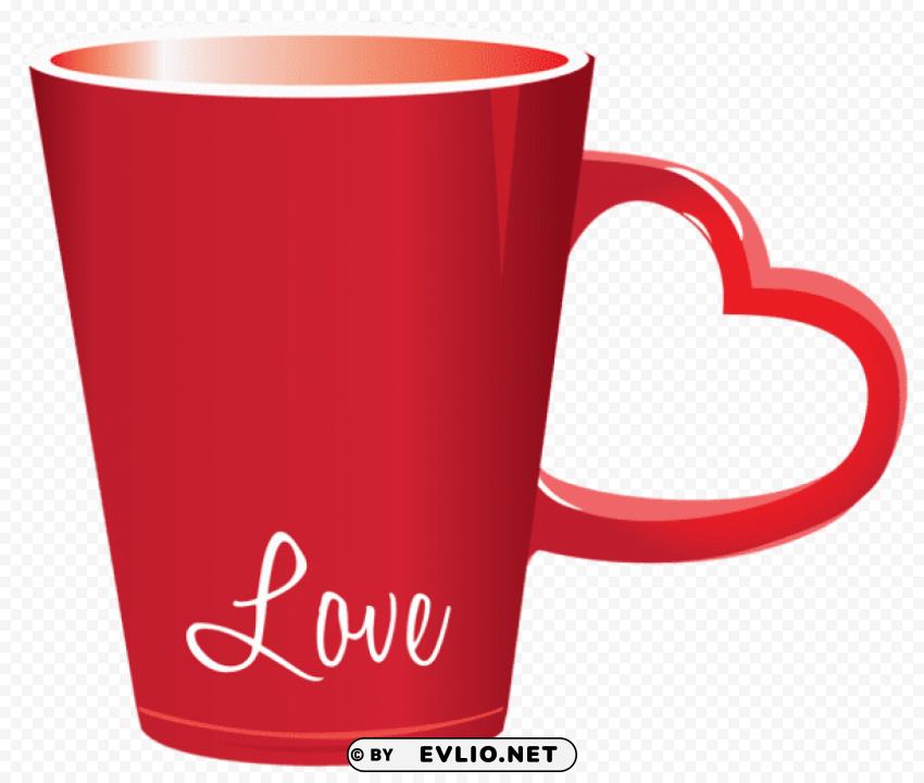 red valentine love cuppicture High-resolution transparent PNG images
