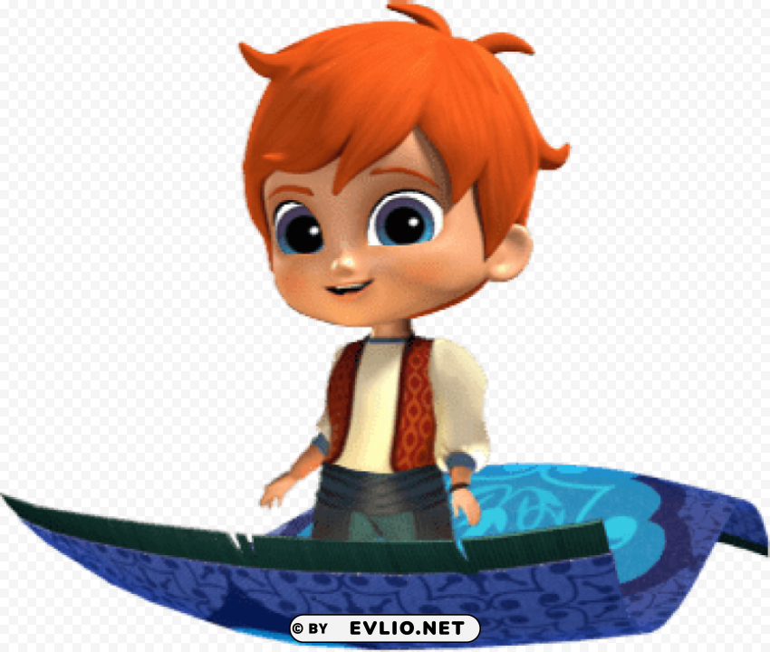 shimmer and shine zac on flying carpet HighResolution Transparent PNG Isolated Item