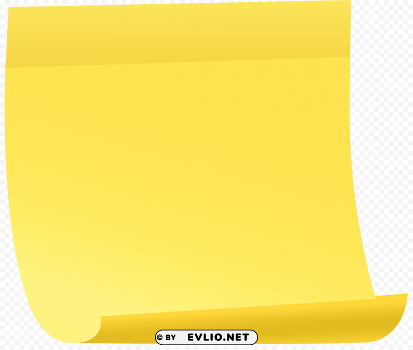 sticky note Clear Background PNG Isolated Design Element