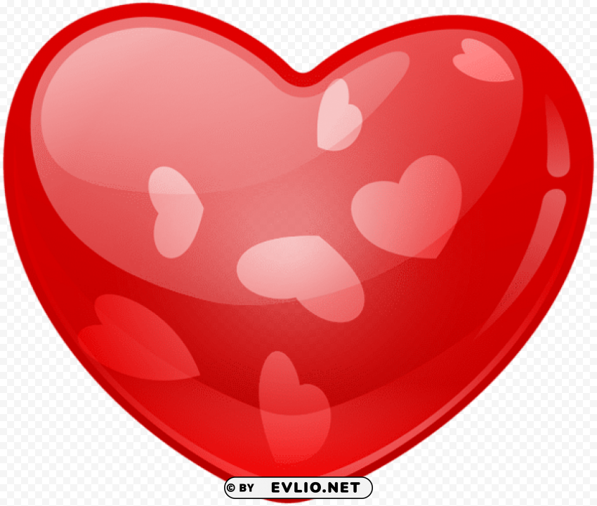 heart with hearts HighResolution Isolated PNG Image