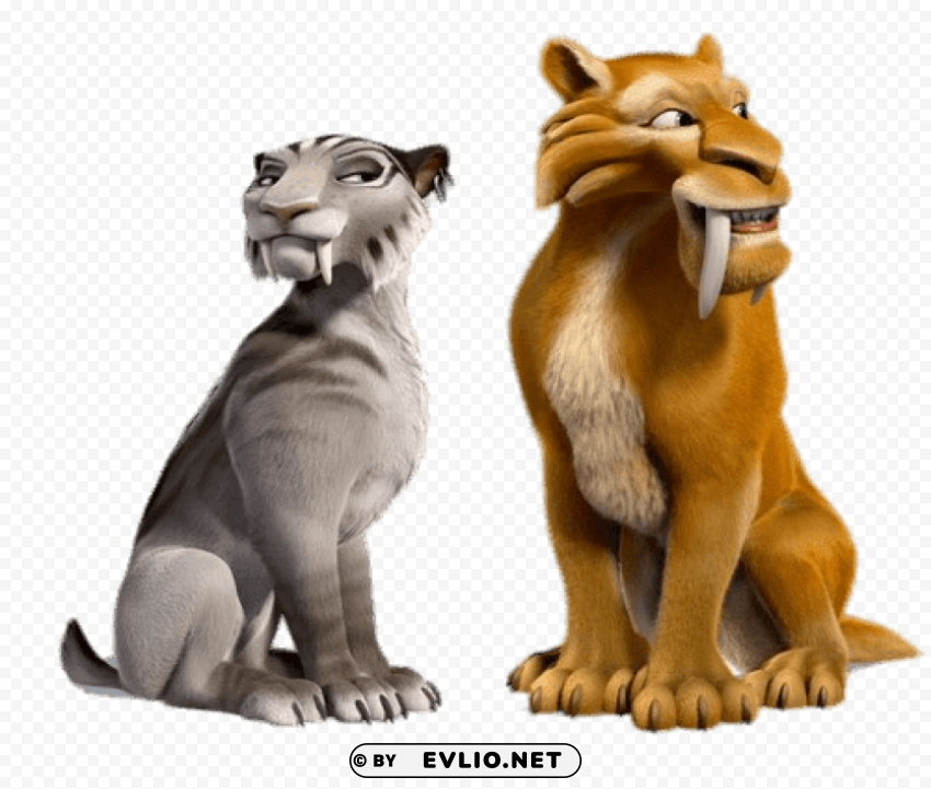 ice age shira and jared Isolated Subject in Clear Transparent PNG