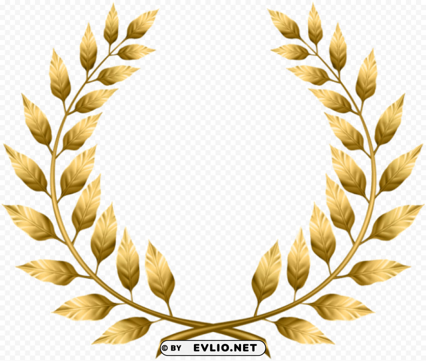 laurel wreath transparent PNG clipart with transparency