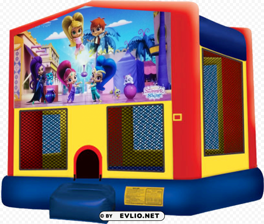 moana bounce house PNG with no registration needed