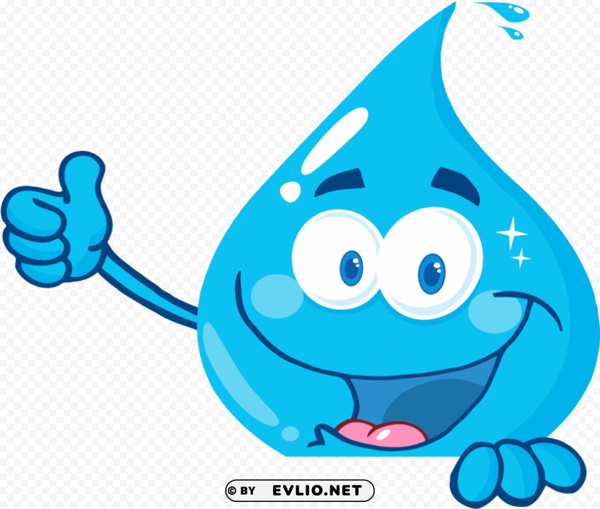 smiling water drop PNG Image Isolated with Clear Background PNG transparent with Clear Background ID 01229f13