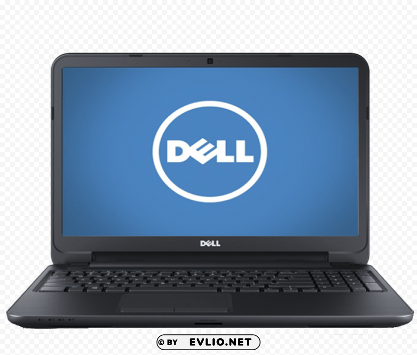 Dell Laptop Isolated Design On Clear Transparent PNG