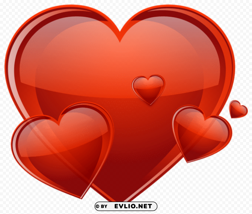 hearts transparent PNG images for banners