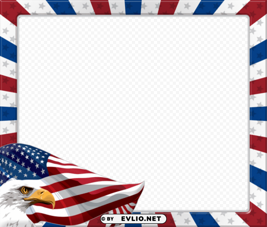 Usa American Eagleframe HighQuality Transparent PNG Isolated Graphic Element