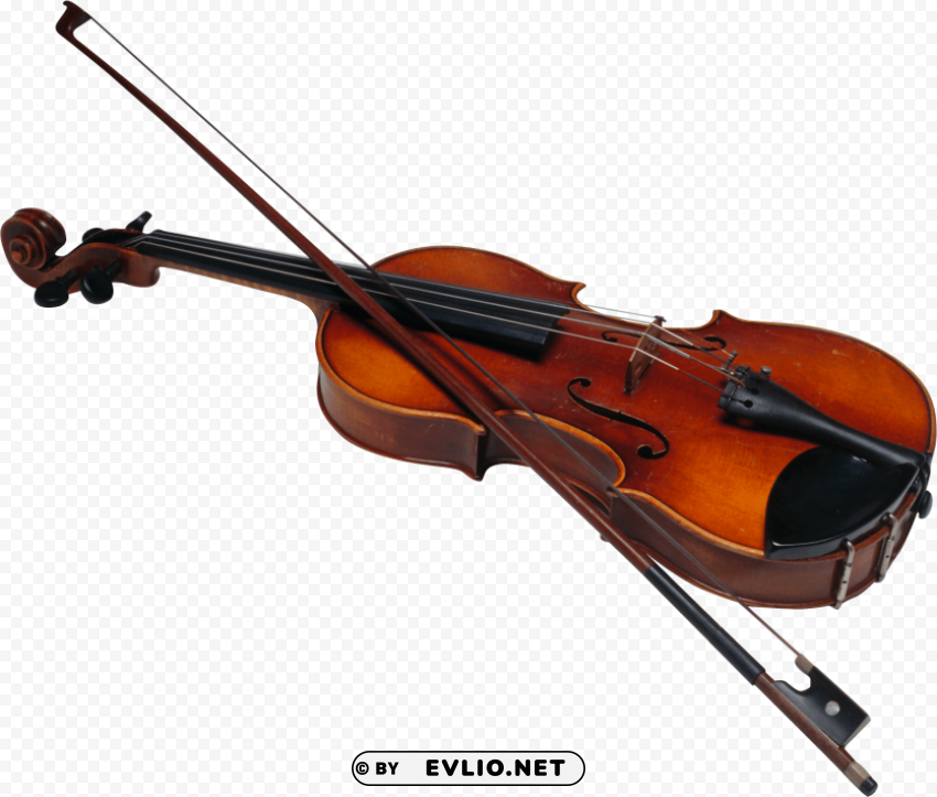 violin & bow HighQuality Transparent PNG Isolation