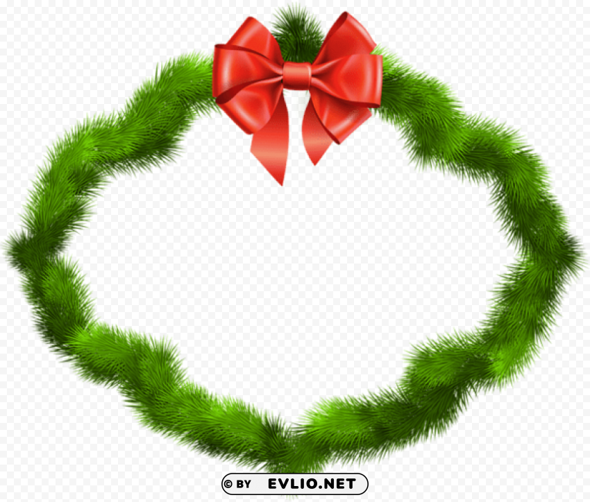 christmas deco border Free PNG download no background